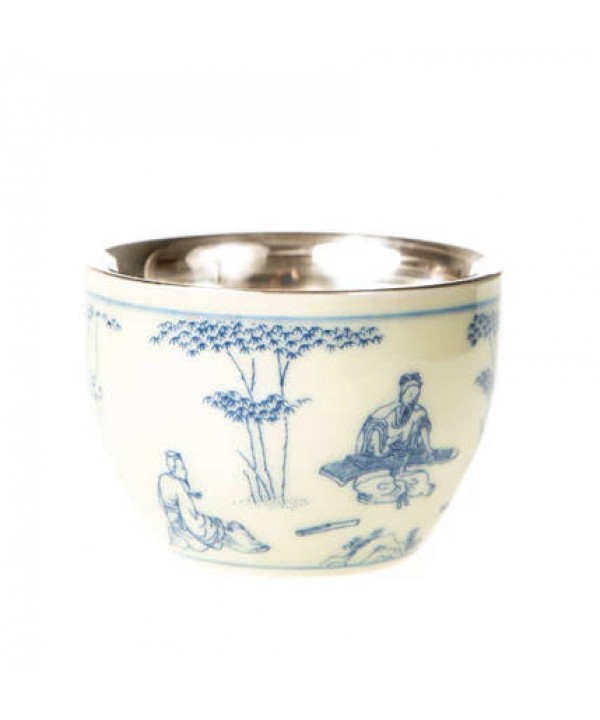 Silver Tea Cup (Silver-lined Porcelain)