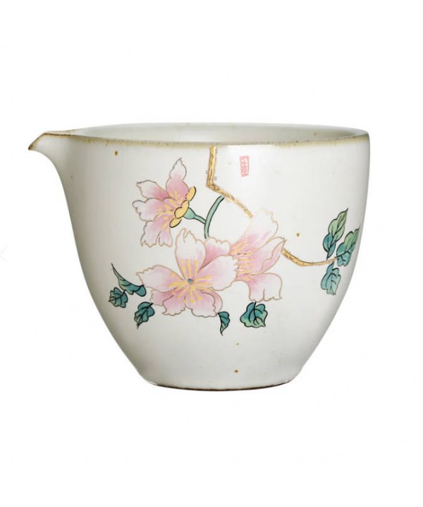 Art Yellow Glaze Pottery Pitcher