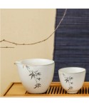 Art Yellow Glaze Pottery Pitcher