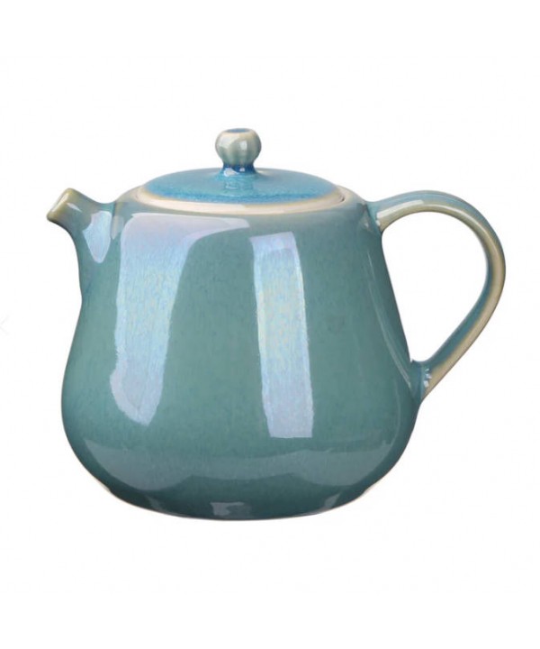 Hare's Fur Glaze Teapot-Green