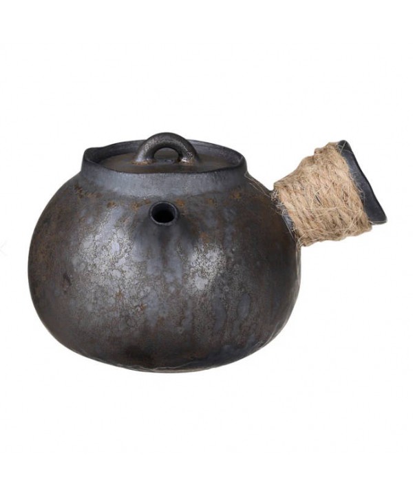 Iron Glaze Chubby Teapot